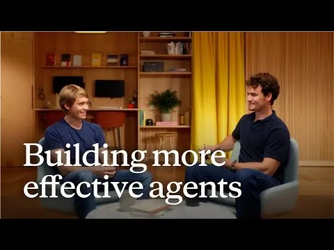 Vignette de la vidéo Anthropic sur la construction d'agents IA efficaces
